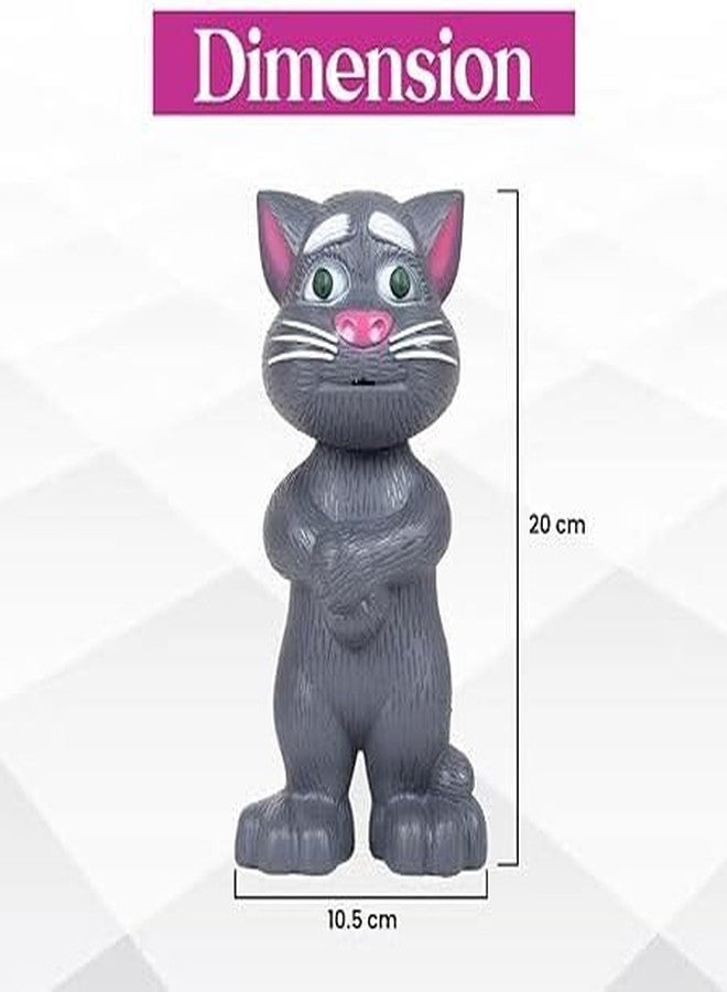 HDA GROUP Musical Sound Toy Tomm Cat Gray001 for Kids 3+ Years | Fun & Educational Musical Learning Toy with Lights & Sounds - Encourages Creativity, Hand-Eye Coordination (Multicolor) - Image 3